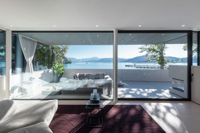 Sistemas de rieles de cortinas de accionamiento manual, SG 6870, Colorama 2, Private House, Seewalchen am Atterseee, Austria