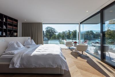 Sistemas de rieles de cortinas eléctricos, SG 5600, Deep, Private House, Seewalchen am Atterseee, Austria