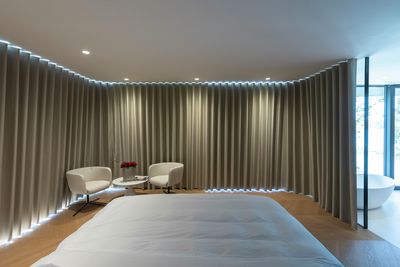 Sistemas de rieles de cortinas eléctricos, SG 5600, Deep, Private House, Seewalchen am Atterseee, Austria