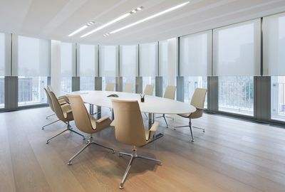 Sistemas de enrollables, SG 4970, Multiscreen 1-10%, Room shot "Orrick House", Düsseldorf, Germany