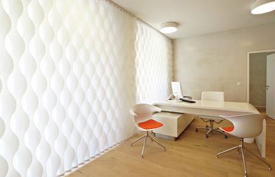 Sistemas de bandas verticales, SG 2950, Multi Shadow, Doctor's Office, Zug, Switzerland, Vertical Waves