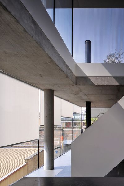 Sistemas de enrollables, SG 4930, Multiscreen 1-10%, Room shot "Bateman's Row Penthouse Apartment", London, United Kingdom