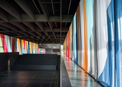 Sistemas de rieles, SG 5600, Colorama 1, Kepler Hall, Johannes Kepler University, Linz, Austria