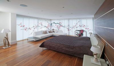 Sistemas de panel japonés, SG 2700, Multi Shadow, Room shot "Aurora House, Essex", United Kingdom
