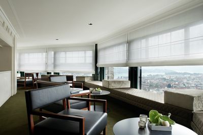 Sistemas de estores, SG 2350, Colorama 1, Room shot "Hotel Chateau Gütsch", Lucerne, Switzerland