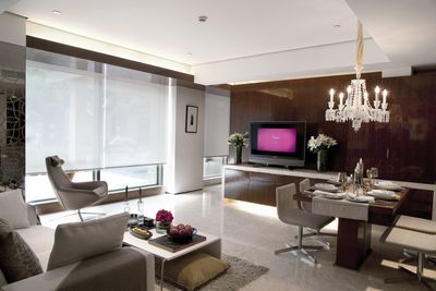 Sistemas de enrollables, Customer Fabrics, Room shot "Residence 8", Shanghai, China