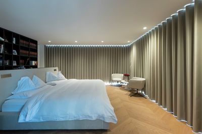 Sistemas de rieles de cortinas eléctricos, SG 5600, Deep, Private House, Seewalchen am Atterseee, Austria