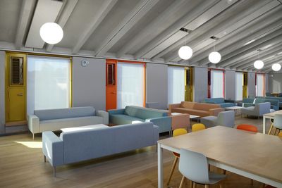 Sistemas de enrollables, SG 4910, Aluscreen Futura 3%, Sevenoaks School, Sevenoaks, United Kingdom