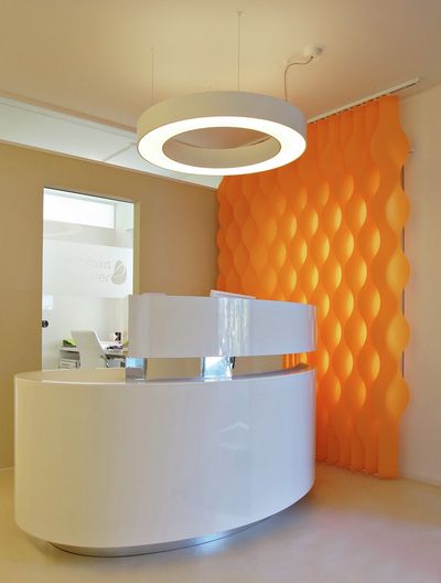 Sistemas de bandas verticales, SG 2950, Multi Shadow, Doctor's Office, Zug, Switzerland, Vertical Waves