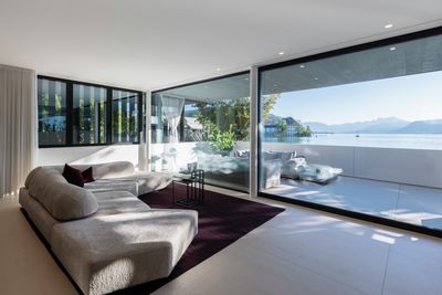 Sistemas de rieles de cortinas eléctricos, SG 5600, Colorama 2, Private House, Seewalchen am Atterseee, Austria